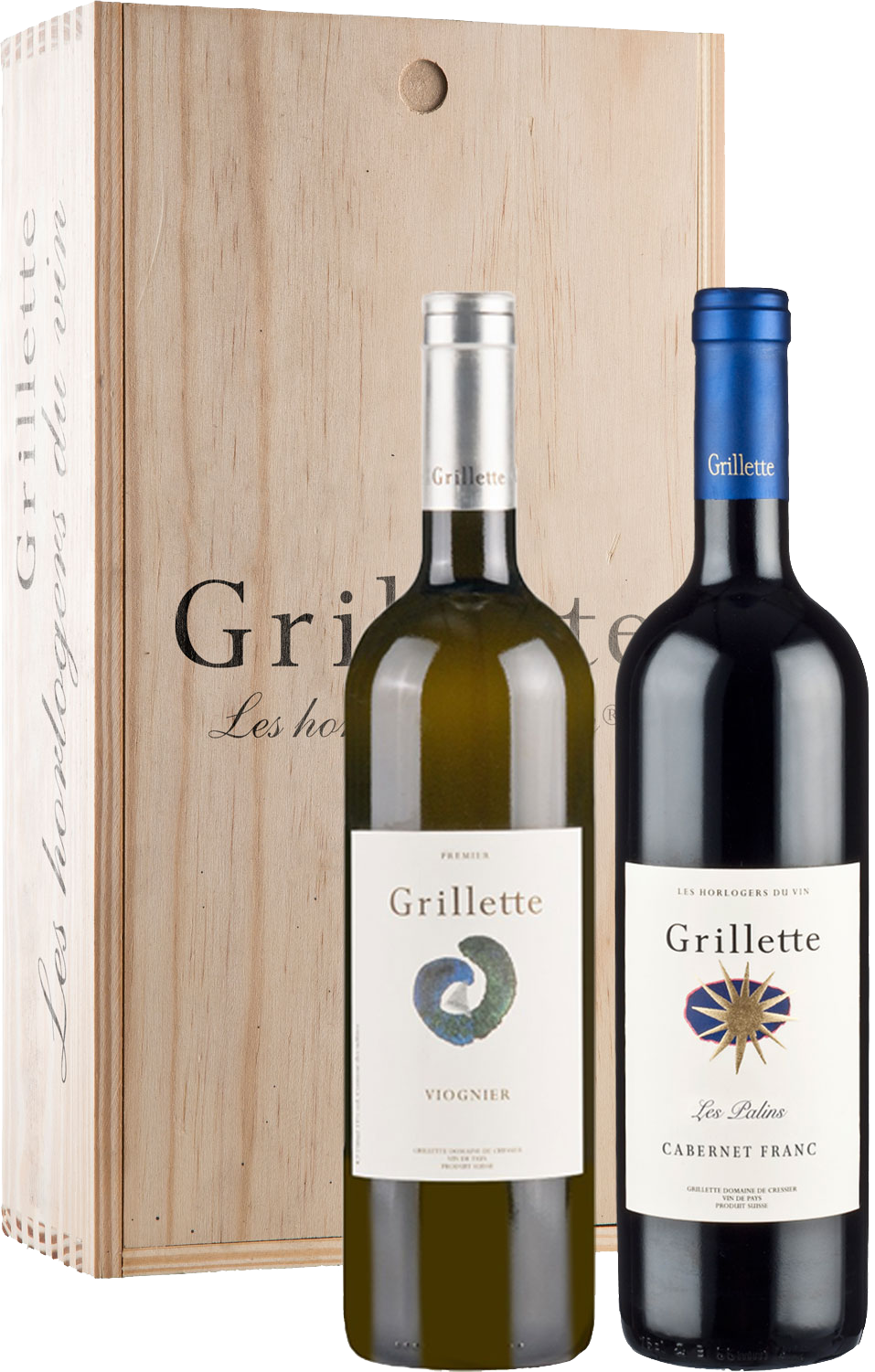 Les Guillembergs Premier Viognier & Les Pallins Premier Cabernet Franc Geschenkkiste