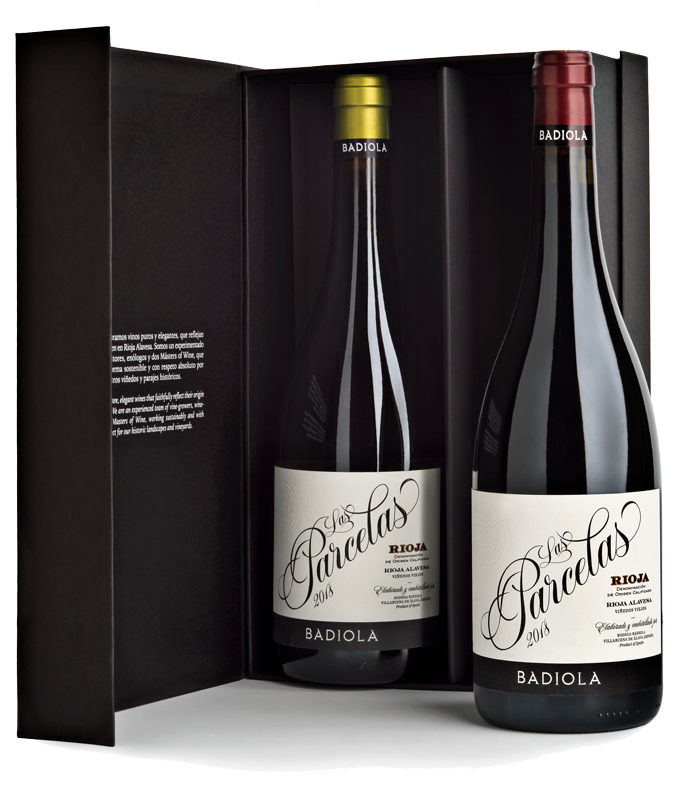 Badiola Las Parcelas Bianco & Tinto Geschenkkarton