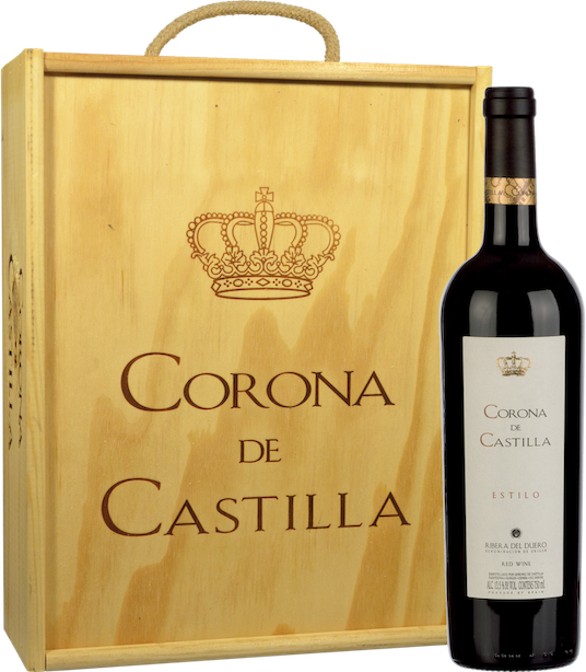 Corona de Castilla Estilo 3er Holzkiste Ribera del Duero DO