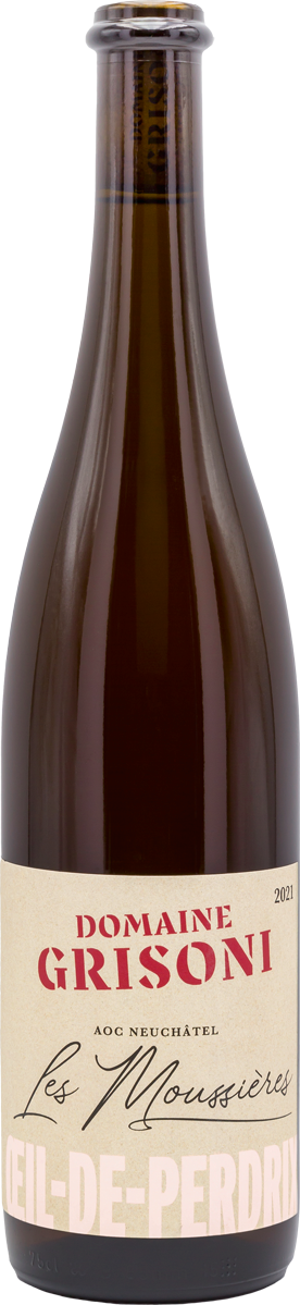 Les Moussières Oeil-de-Perdrix AOC Neuchâtel