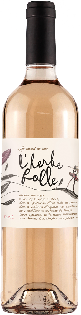 310237-Herbe-Folle-Rose-Les-Vignals-75cl-klein L'Herbe Folle Rosé Bio AOC Gaillac