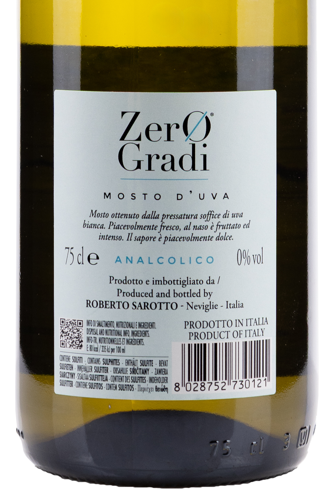 Zerogradi Mosto d'Uva Alkoholfrei 