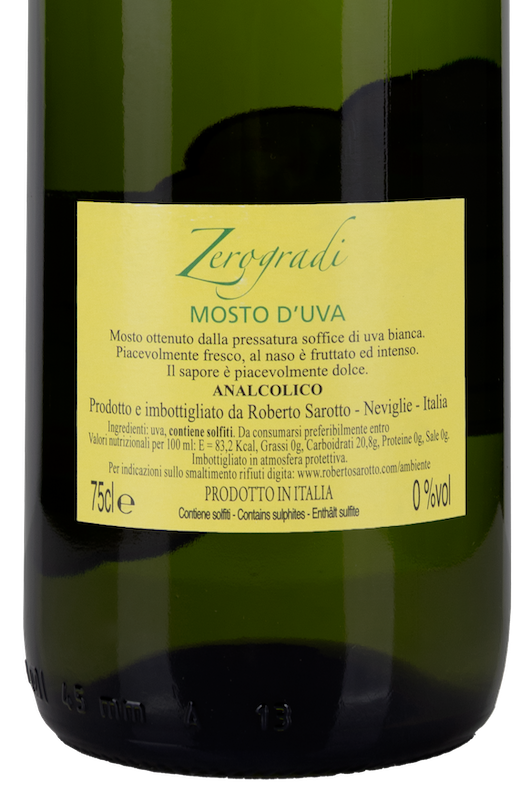 Zerogradi Mosto d'Uva Alkoholfrei 