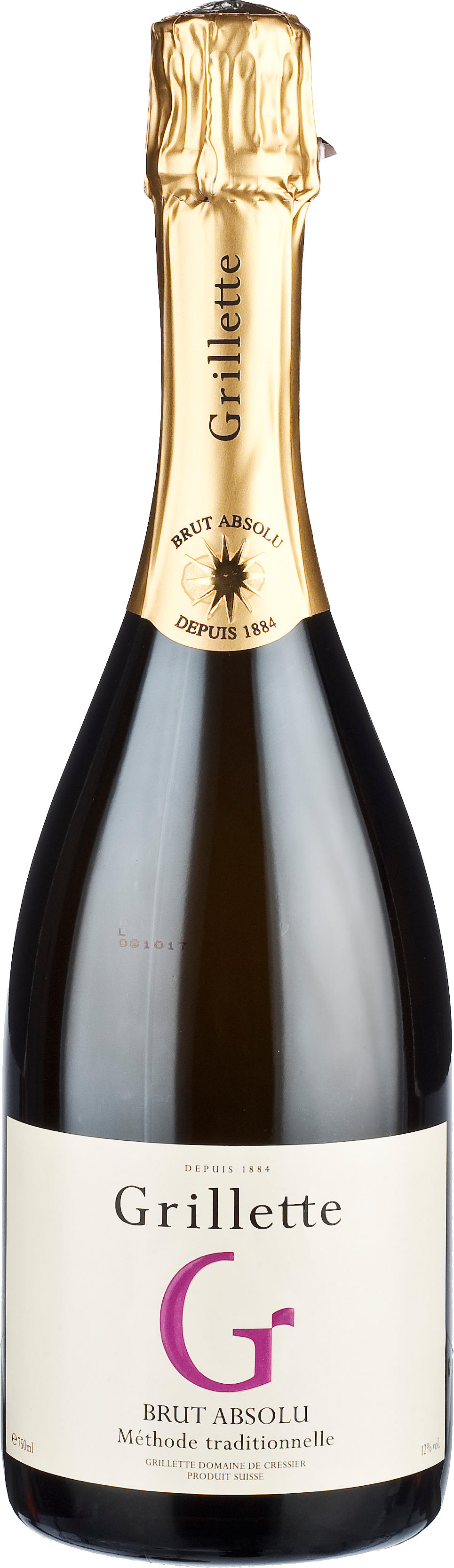 Brut Absolu Méthode traditionnelle  Neuchâtel AOC