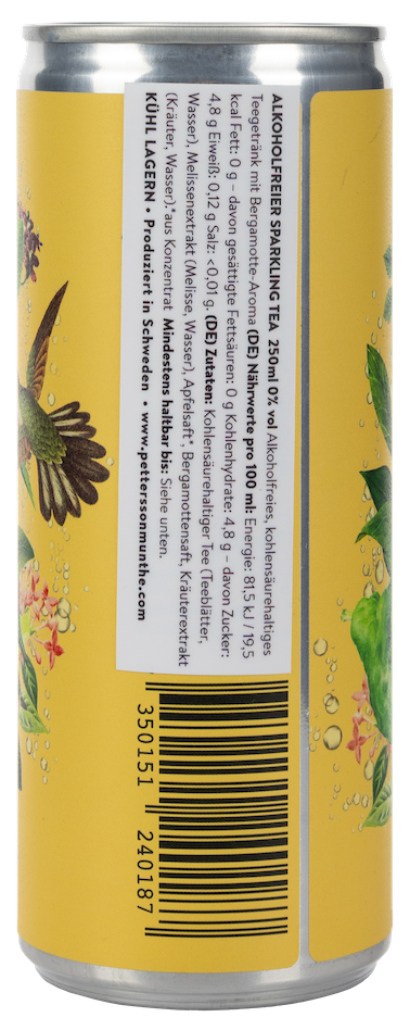 Oolong Bergamot Sparkling Tea Alkoholfrei