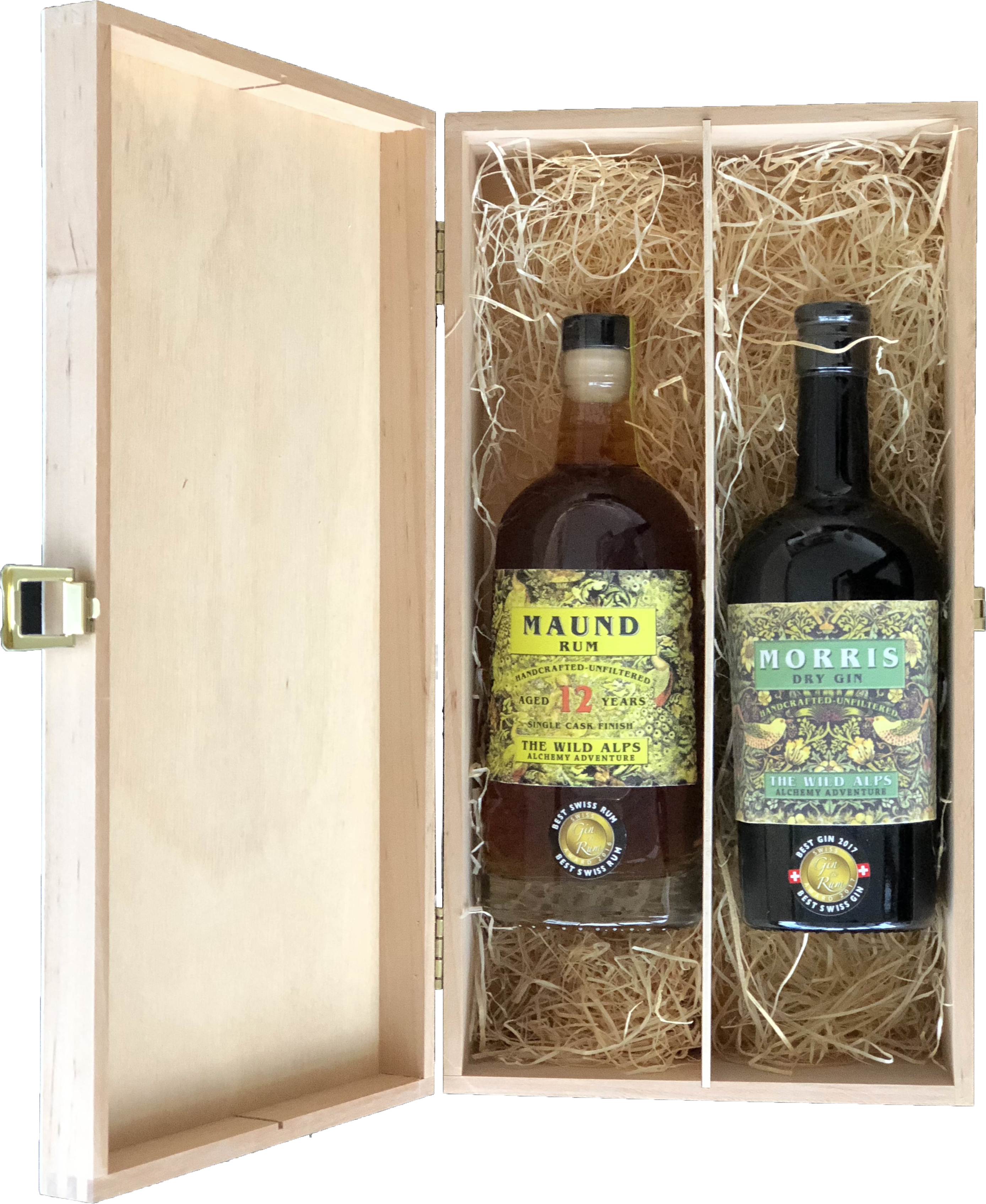  Maund Rum 12 Years + Morris London Dry Gin 2er Geschenkpack
